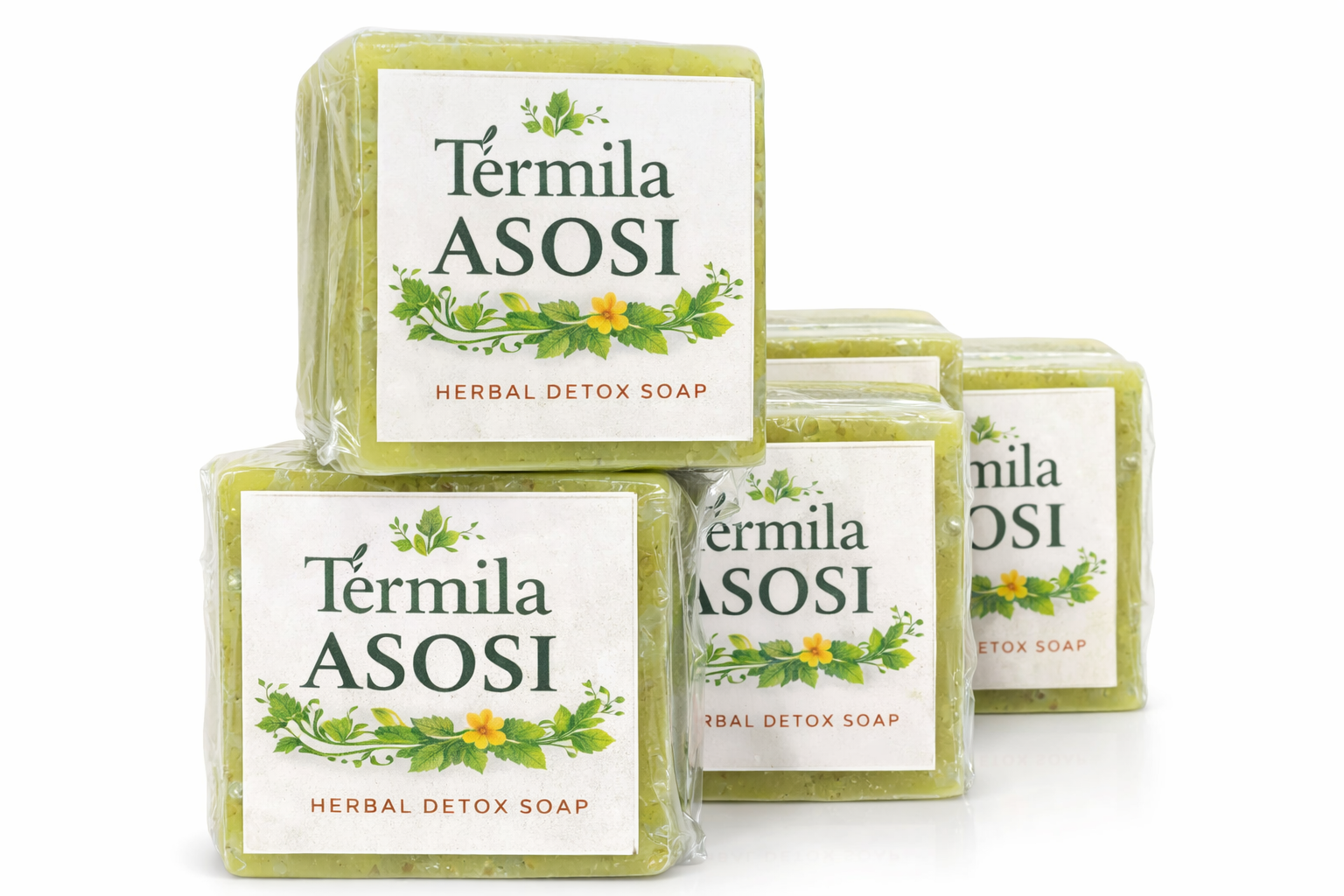 Asosi Cerasee Organic Soap,6 Bars of Soap Organic
