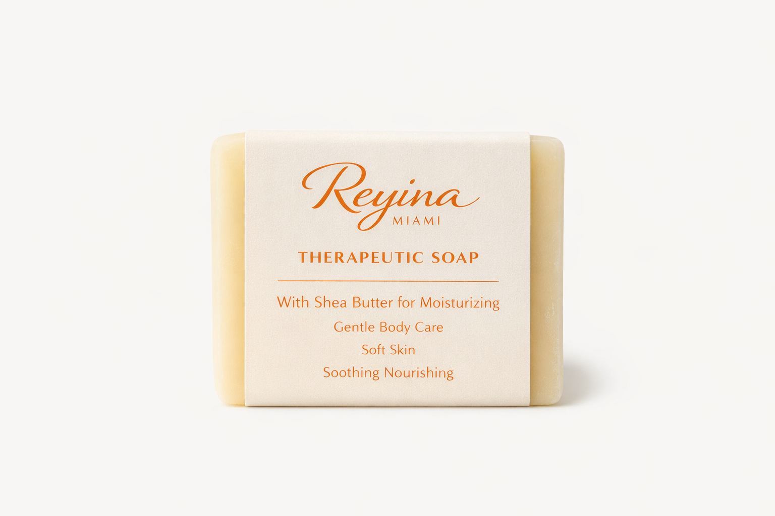Reyina Miami Therapeutic Soap - With Shea Butter for Moisturizing Gentle Body Care Soft Skin Soothing Nourishing.