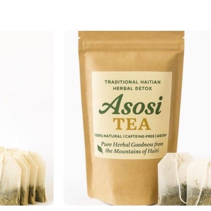 Asosi Tea – Traditional Haitian Herbal Detox (10 Tea Bags, 100% Natural & Caffeine-Free)