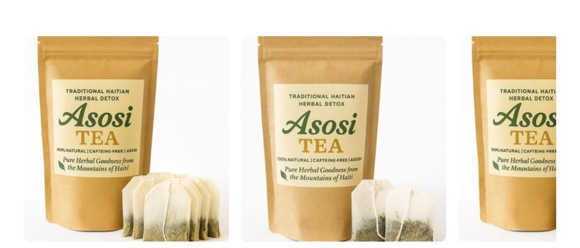 Asosi Tea – Traditional Haitian Herbal Detox (10 Tea Bags, 100% Natural & Caffeine-Free)