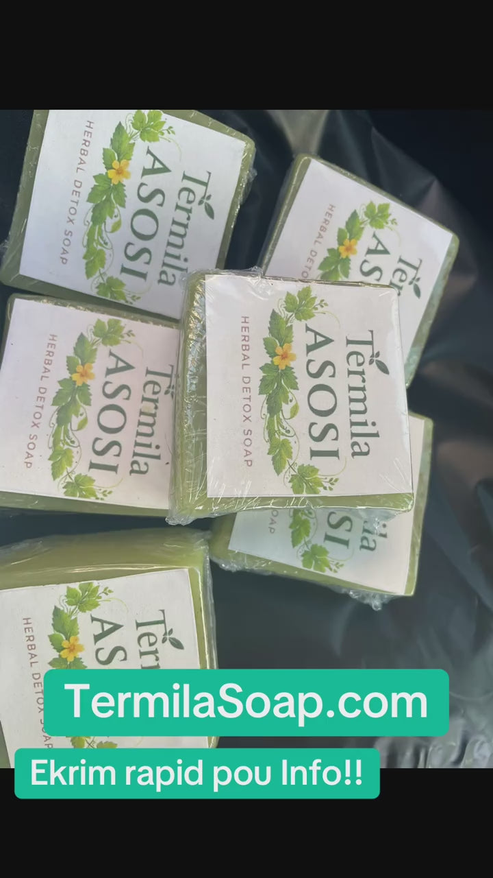 Asosi Cerasee Organic Soap,6 Bars of Soap Organic